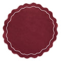 Linen Scalloped Edged Placemats