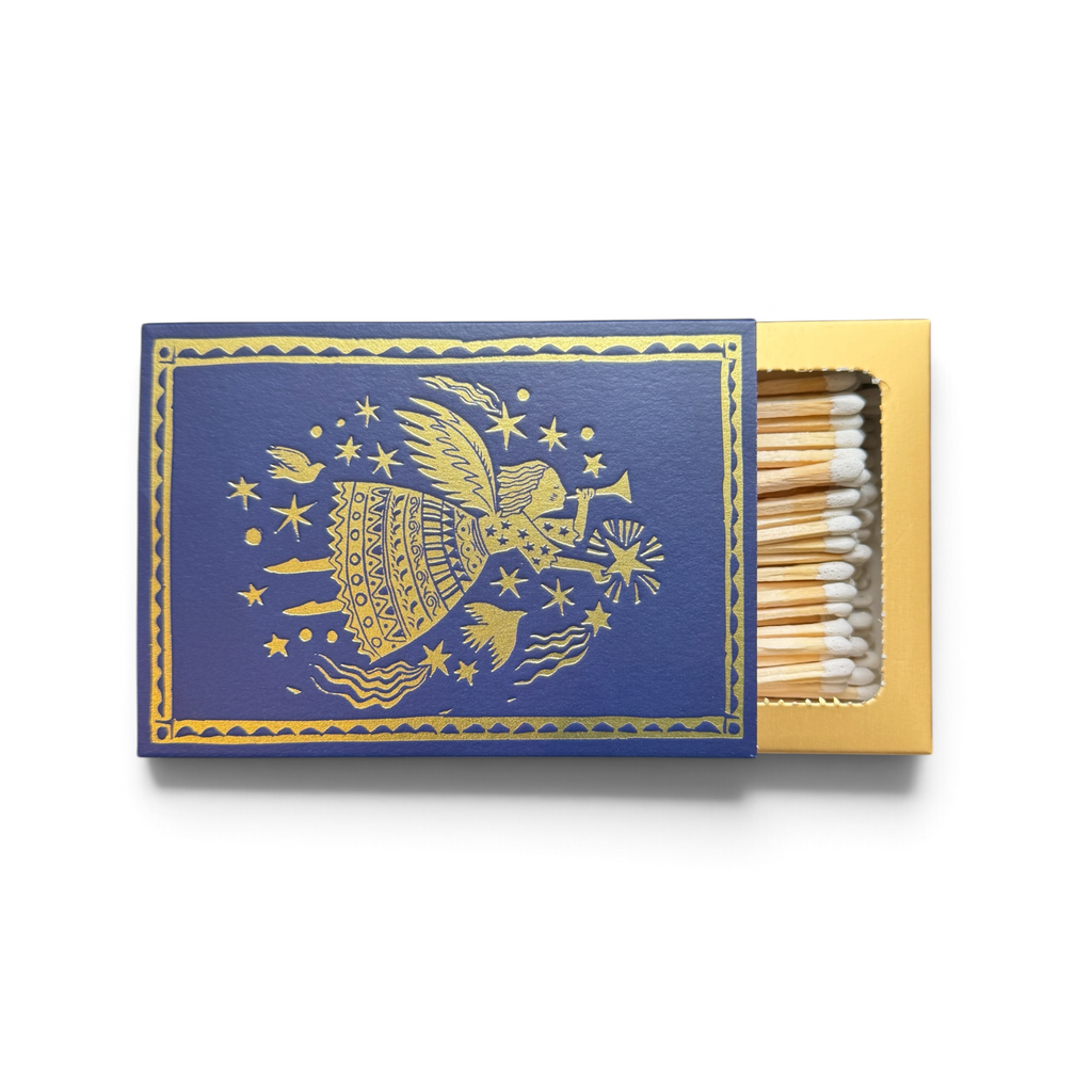 A Golden Angel Small Matchbox