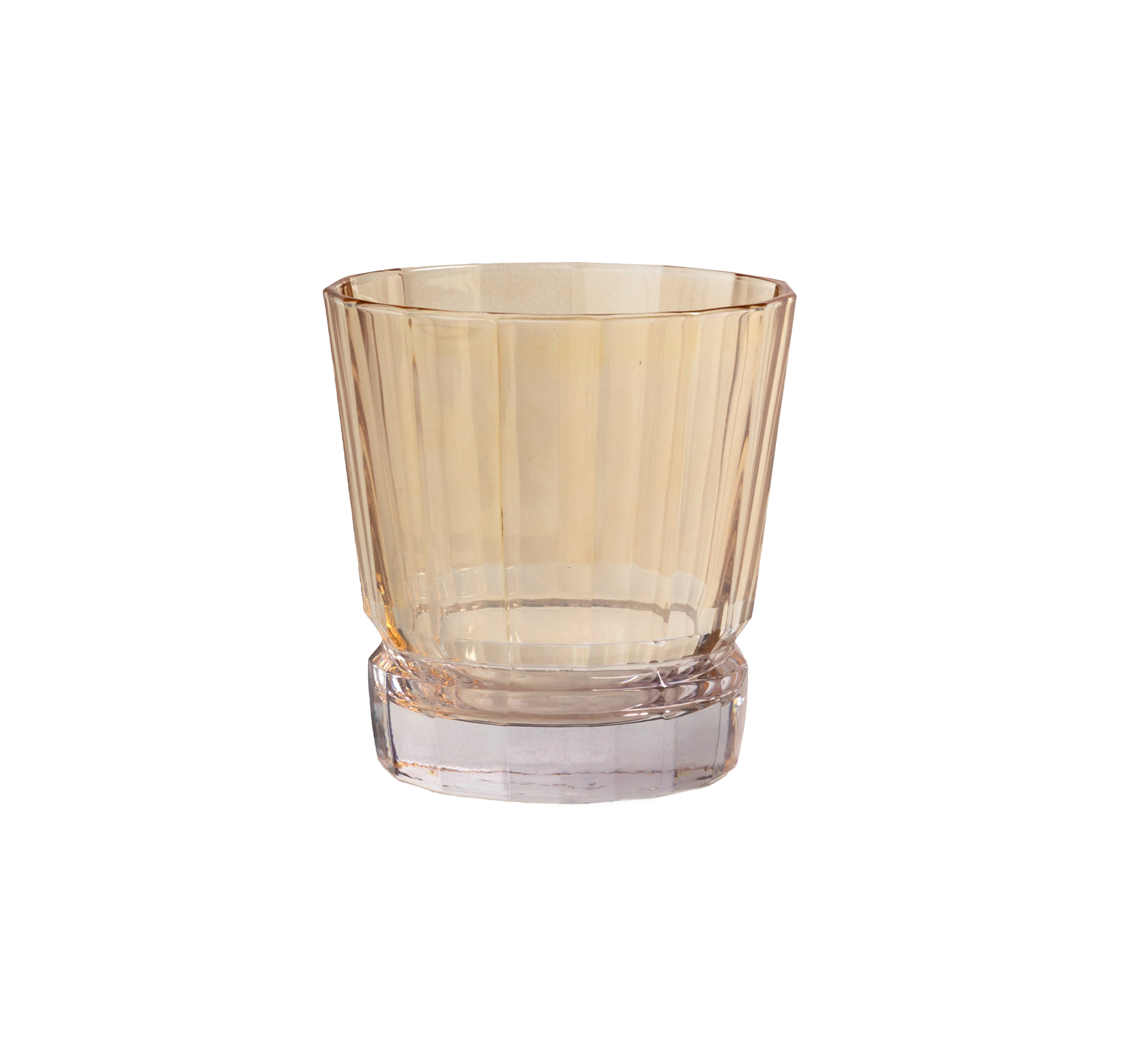 Short Glass Verona Amber & Purpura