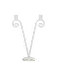 Borosilicate Glass Double Spiral Candleholder