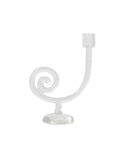 Borosilicate Glass Single Spiral Candleholder