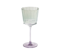 Stemmed Glass Verona Green & Purpura