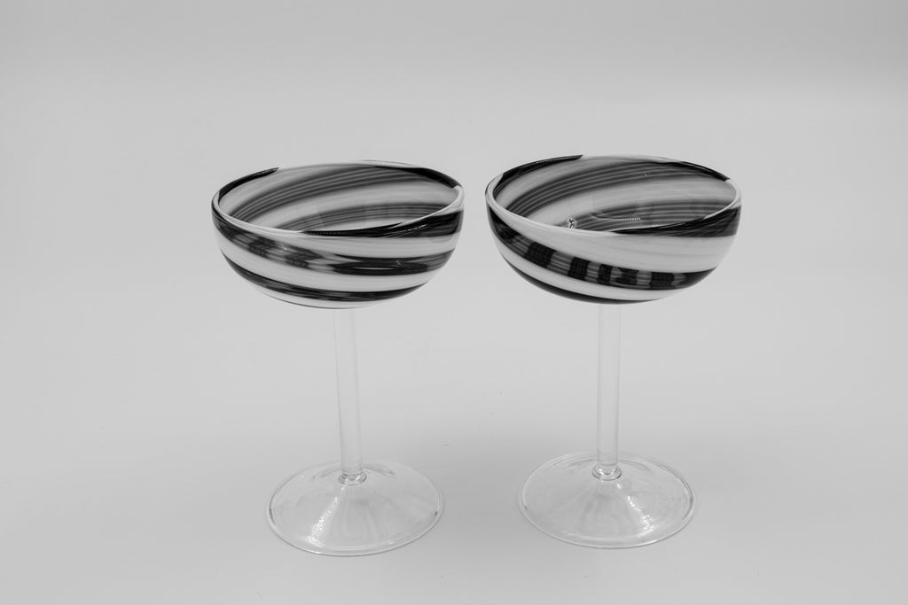 Swirl Coupe Glasses