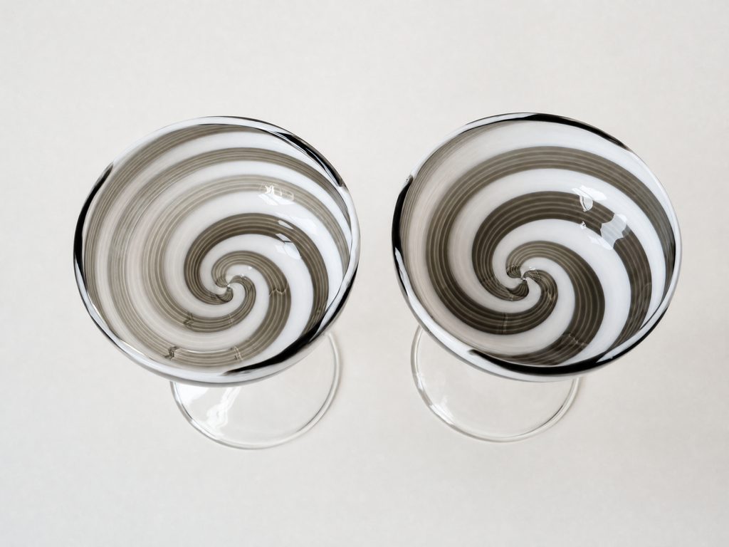 Swirl Coupe Glasses