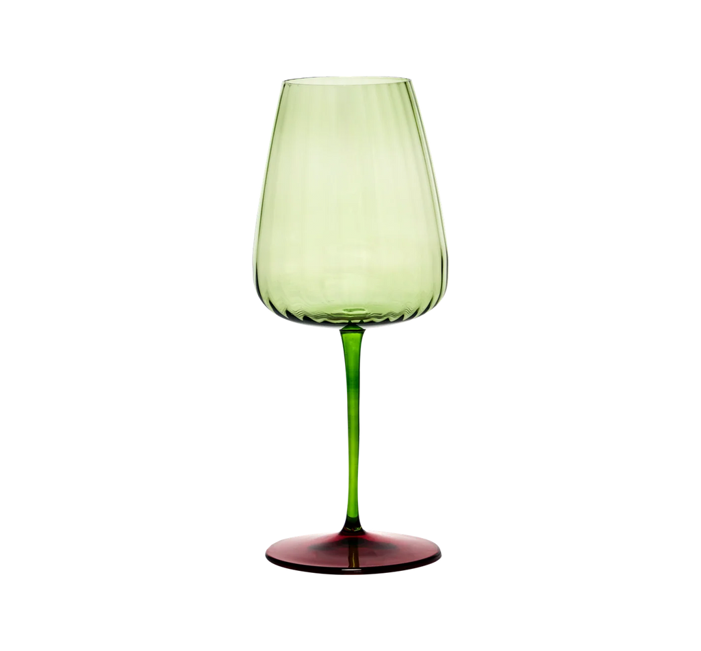 Water Glass Positano Green