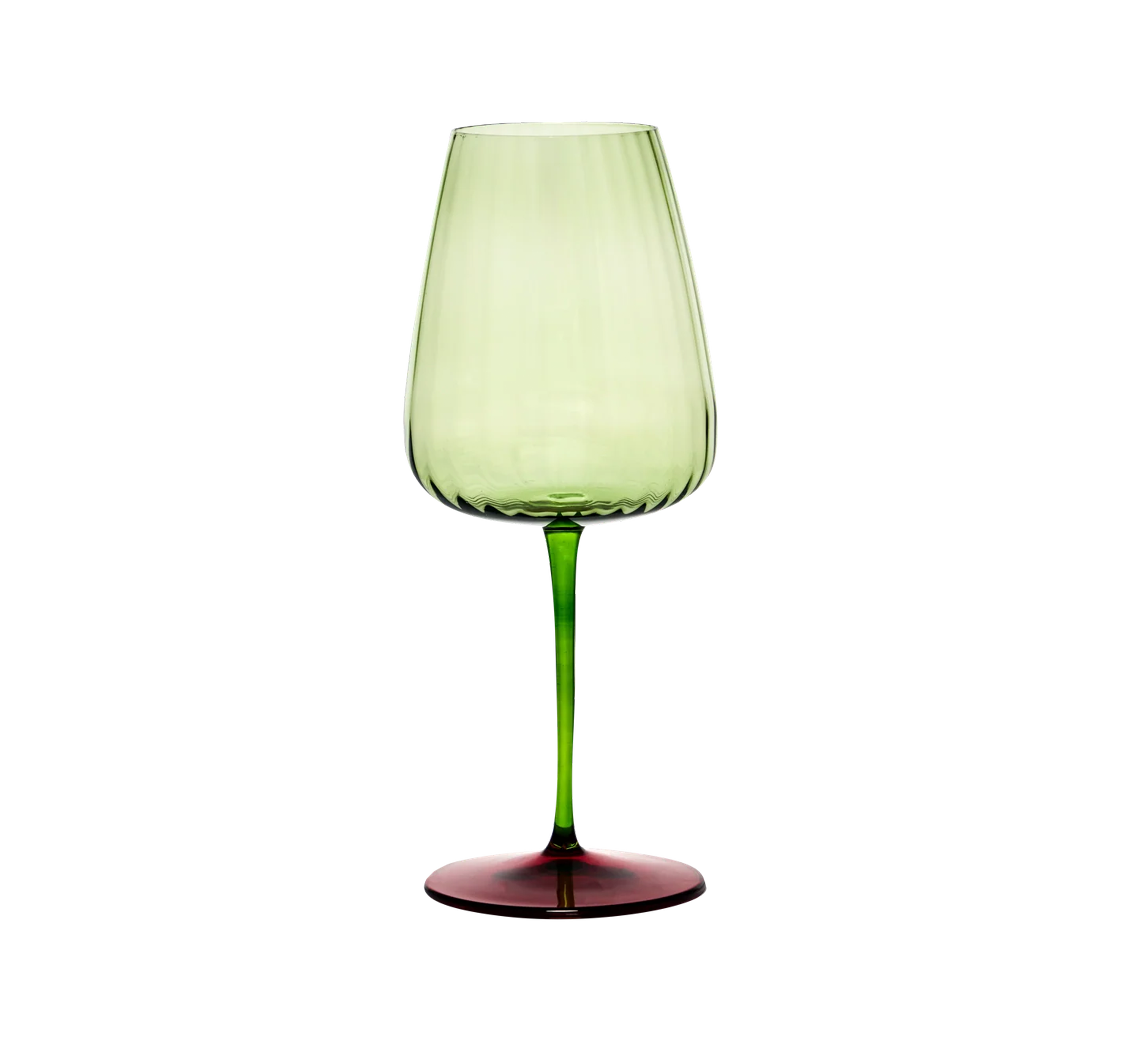Water Glass Positano Green
