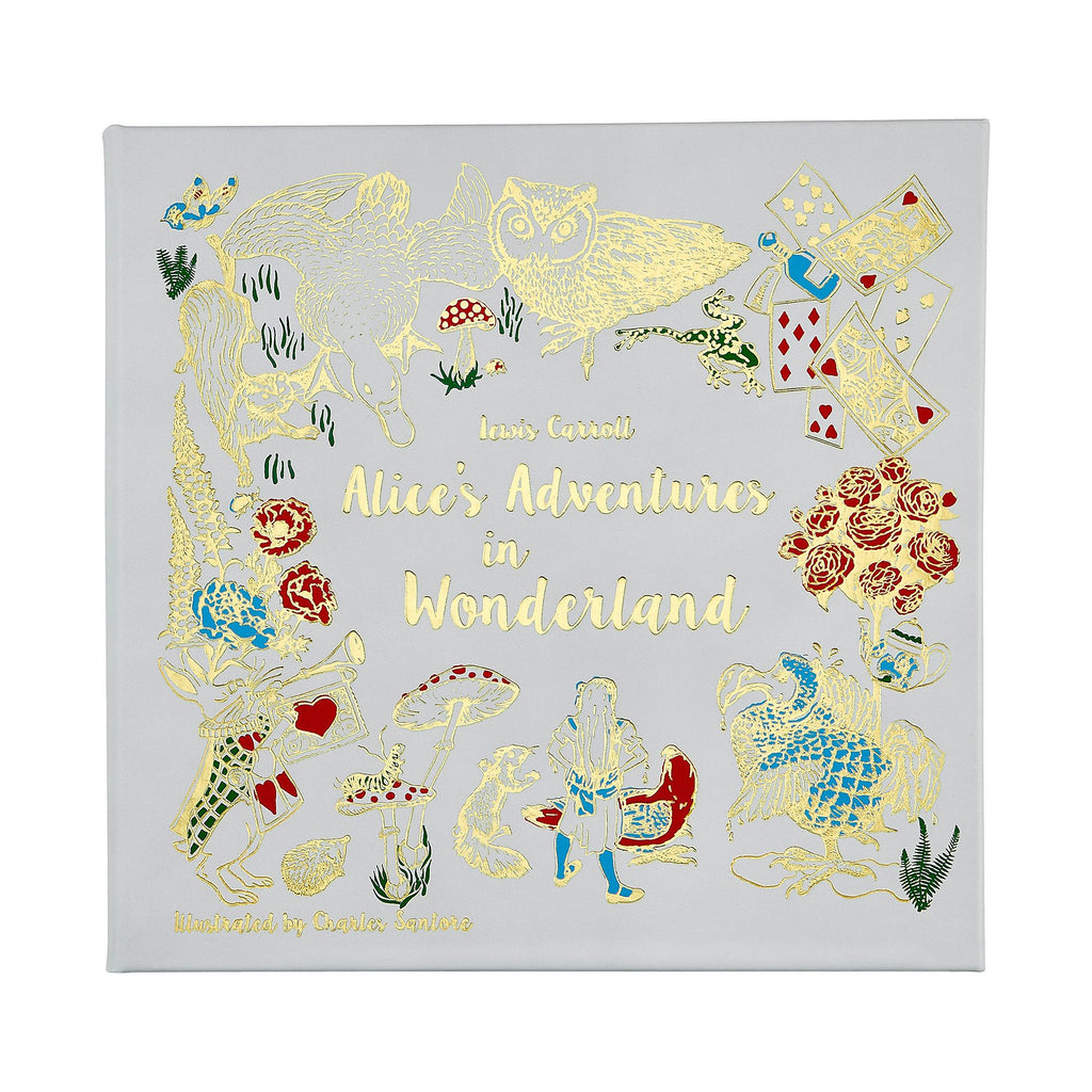 Alice's Adventures in Wonderland Leather-Bound Hardback Book