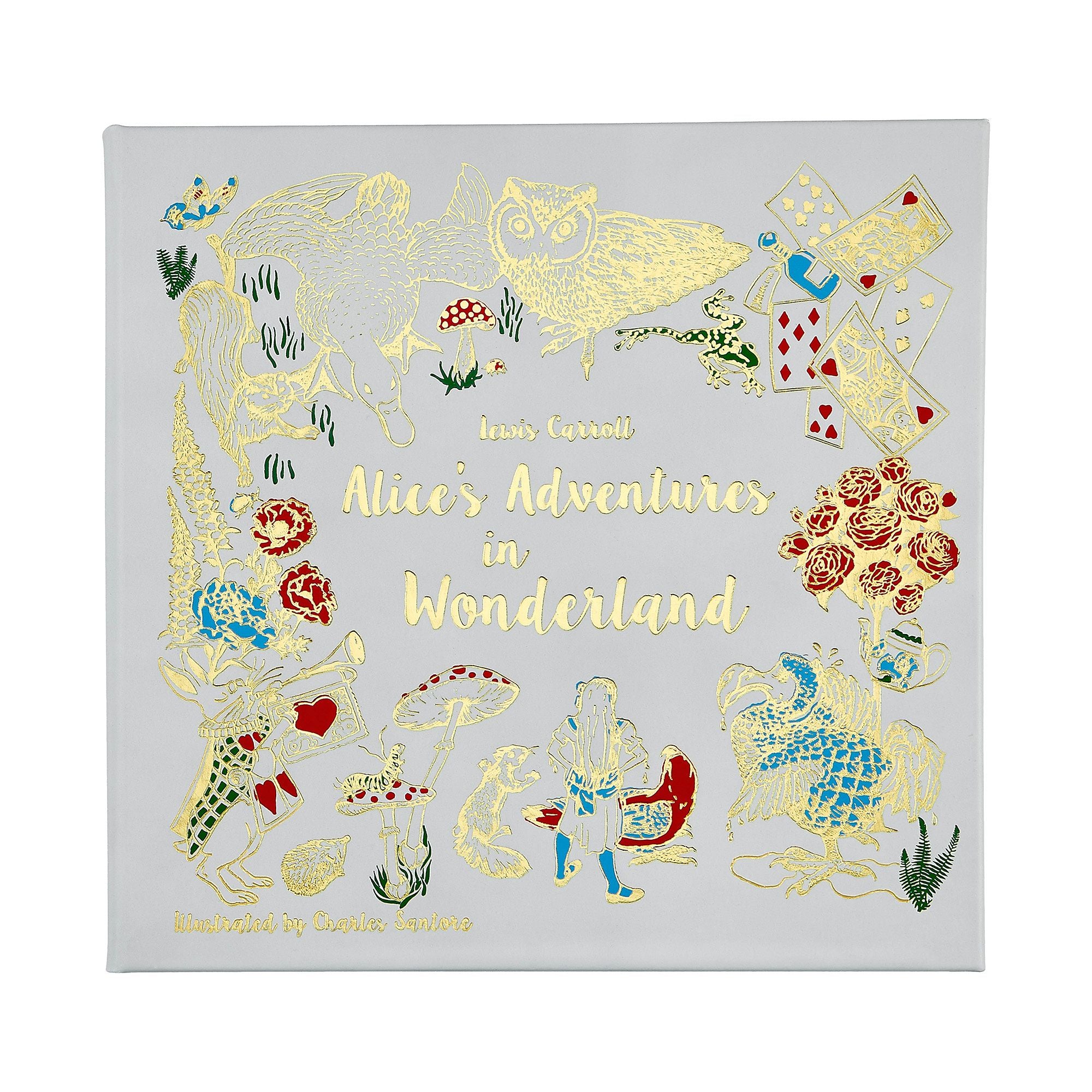 Alice's Adventures in Wonderland Leather-Bound Hardback Book