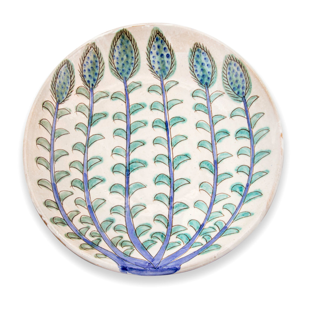 Blue & Green Buds Platter