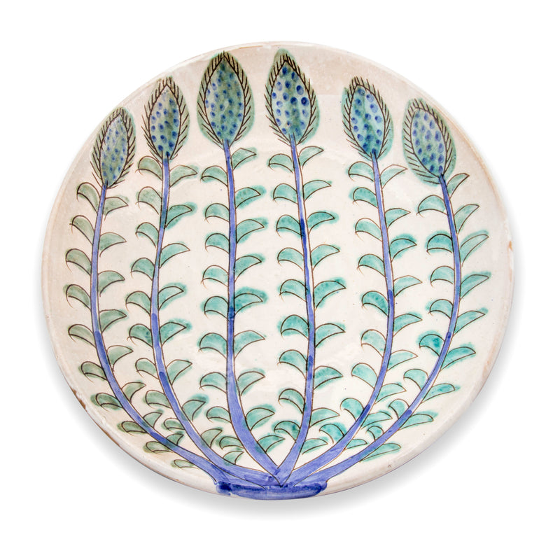Blue & Green Buds Platter