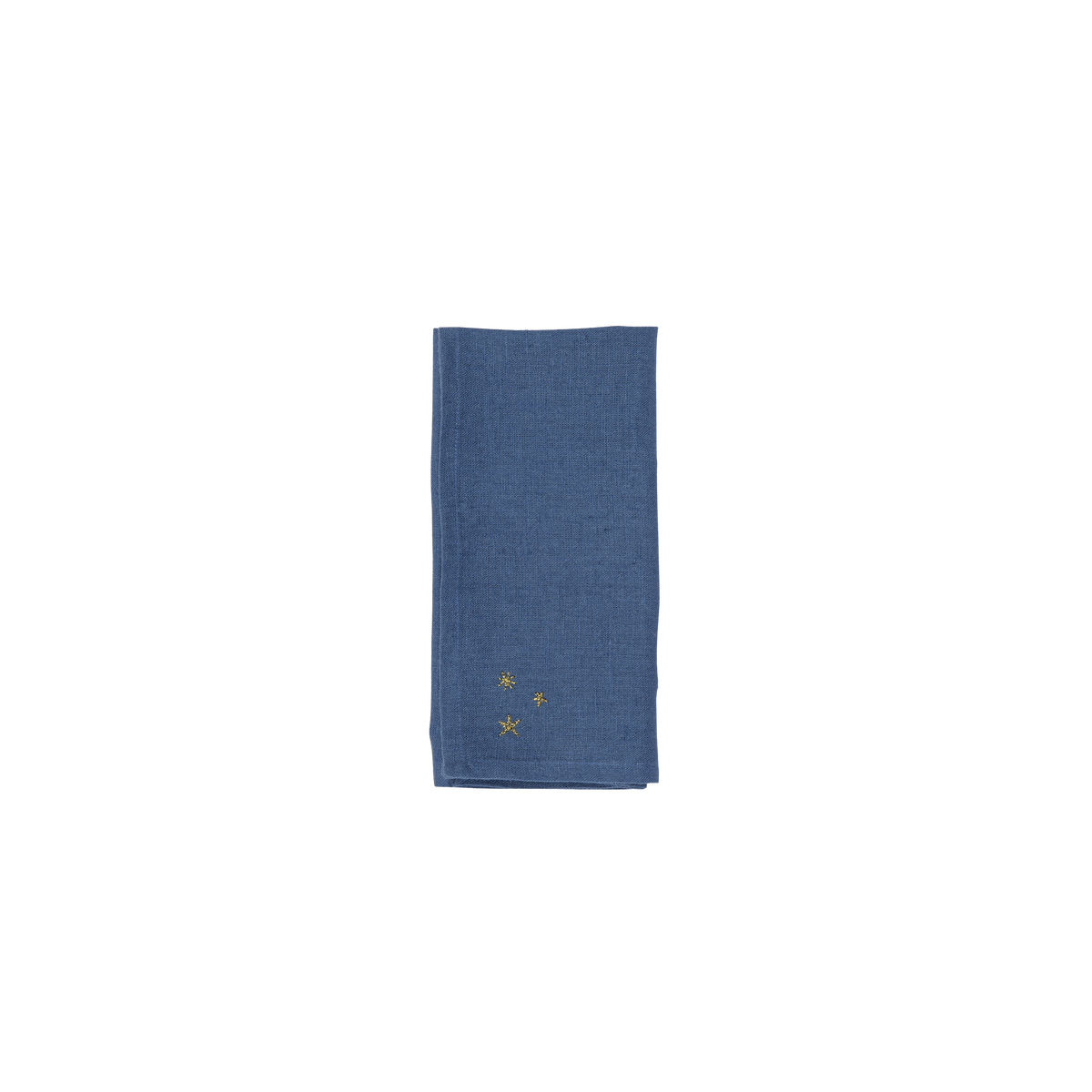 Starry Hand-Embroiderd Linen Napkin