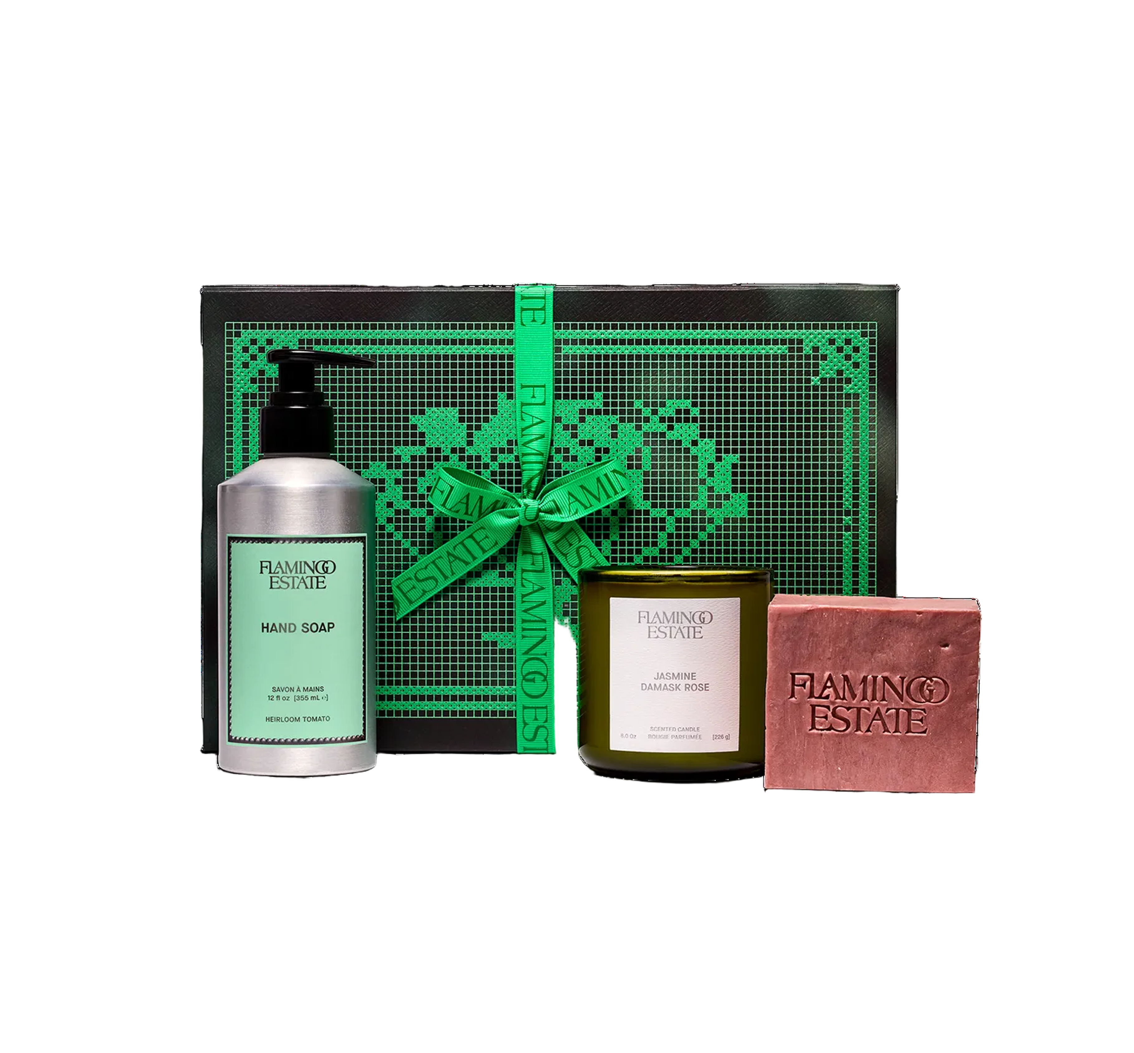 Jasmine Damask Rose Bath Set