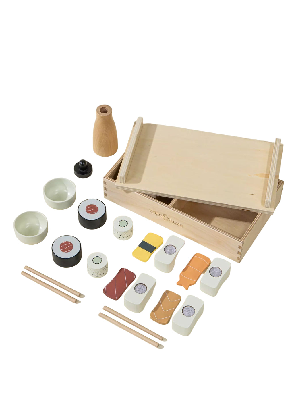 Wooden Sushi Playset