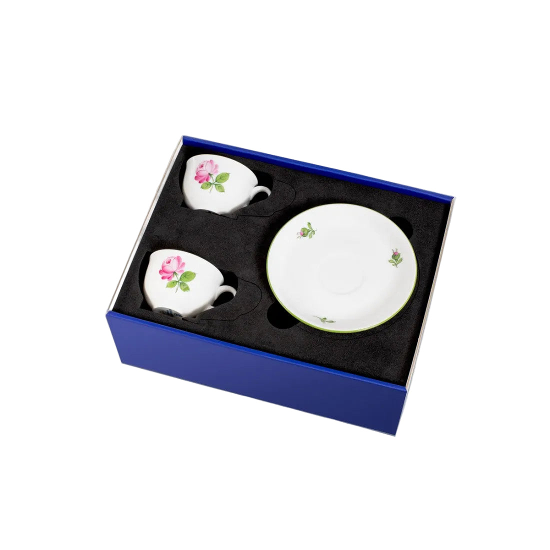 Porcelain Espresso Wiener Rose Tea Set