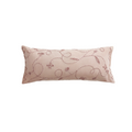 Lotus Trail Hand Embroidered Bolster Cover
