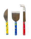 Speckled Cheese Knives Set
