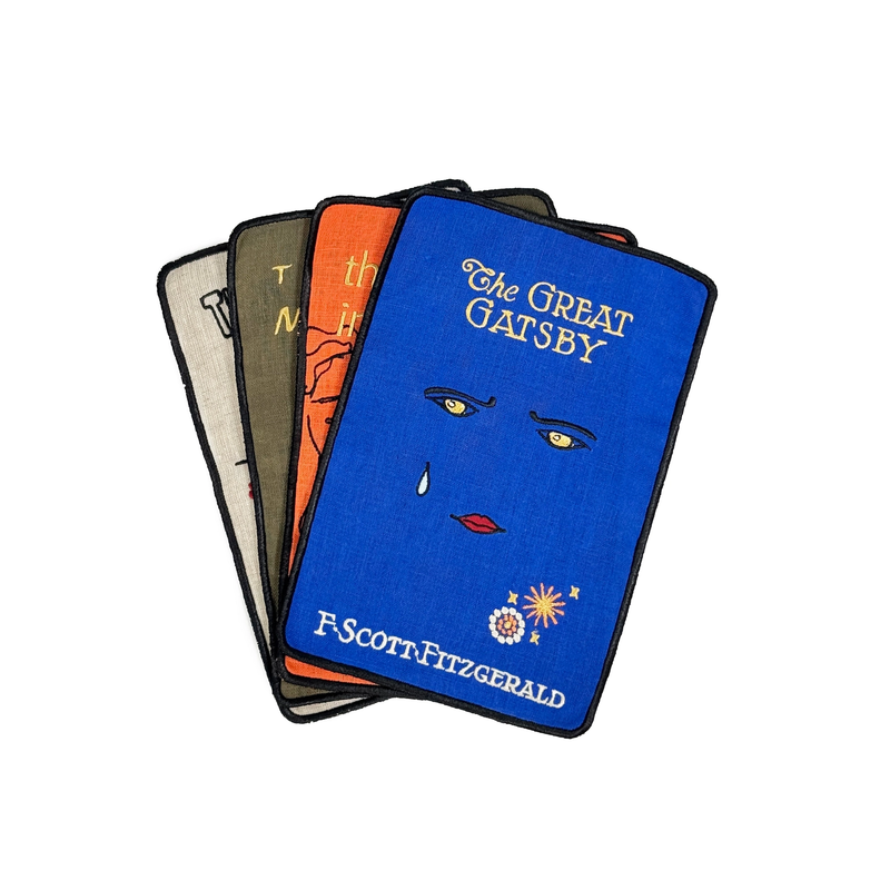 Great Books Cloth Cocktail Napkins Set