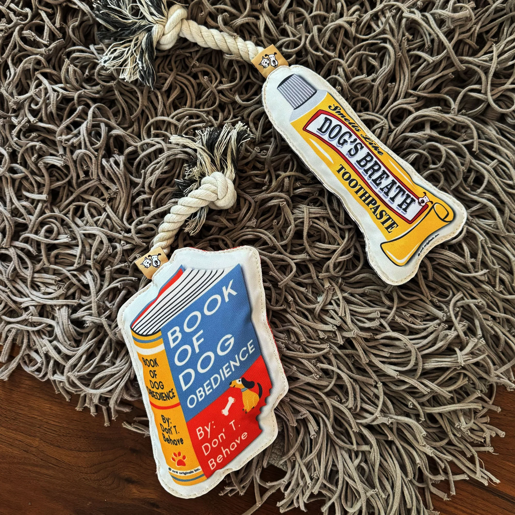 Rope Dog Toy - Smells Like Dog's Breath