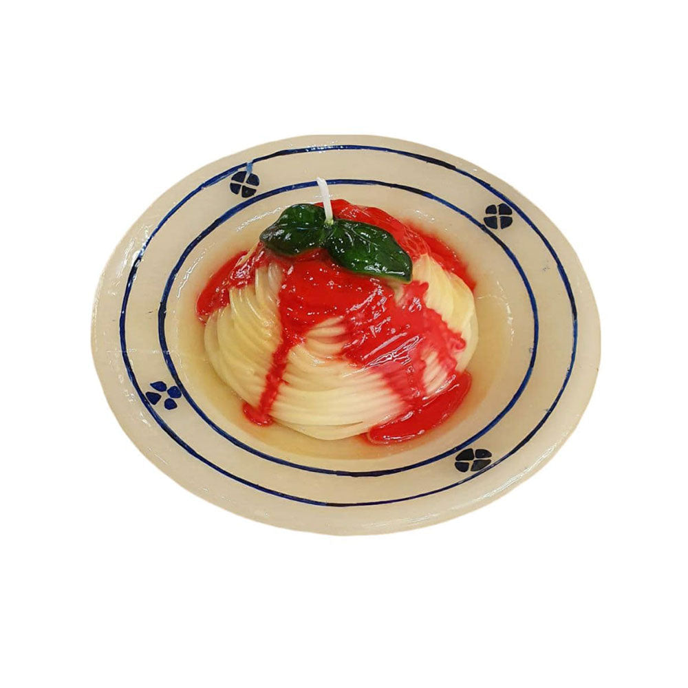 Spaghetti Plate Wax Candle