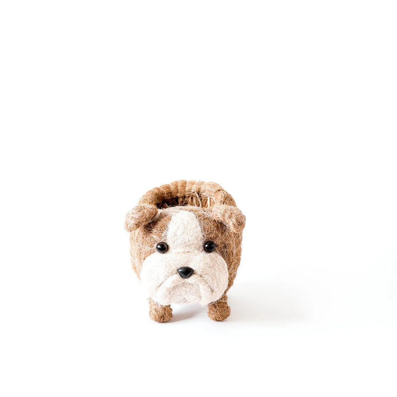 Handcrafted English Bulldog Animal Planter